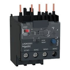 Square D LR2K0301 TeSys Differential Thermal Overload Relay, Class 10A, 1 NO + 1 NC, 6kV, IP2x  | Blackhawk Supply