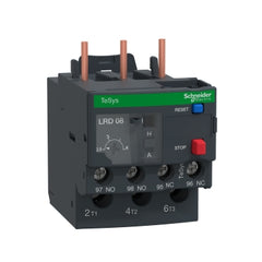 Square D LRD08 Overload Relay (TeSys D) Class 10 with Single Phase Sens., Trip: 2.5A to 4.0A  | Blackhawk Supply