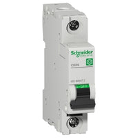 M9F11163 | Miniature circuit breaker (MCB), Multi9 C60N, 1P, 63A, C curve, 10kA (IEC/EN 60947-2) | Square D by Schneider Electric