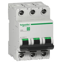 M9F17316 | Multi 9 Miniature Circuit Breaker, 16A, 3-Pole, 25kA, 415 VAC | Square D by Schneider Electric