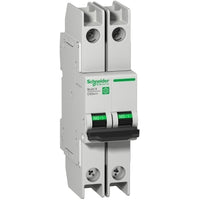 M9F52202 | Miniature circuit breaker (MCB), Multi9 C60BPR, 2P, 2A, C curve, 10kA (UL489), 10kA (IEC/EN 60947-2) | Square D by Schneider Electric