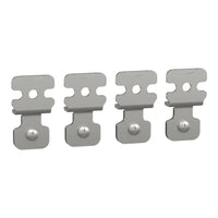 NSYAEFPFSC | Set of 4 wall fixing lugs, made of steel. For Spacial S3D & CRNG enclosure | Square D by Schneider Electric