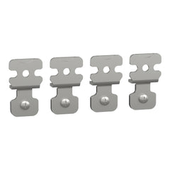 Square D NSYAEFPFSC Set of 4 wall fixing lugs, made of steel. For Spacial S3D & CRNG enclosure  | Blackhawk Supply