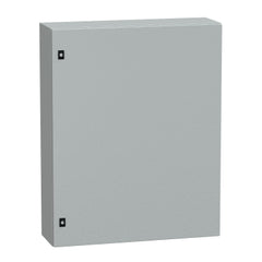 Square D NSYCRN108250 Spacial CRN Plain Door Enclosure w/o Mounting Plate. H1000xW800xD250 IP66 IK10 RAL7035  | Blackhawk Supply