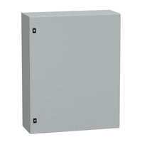 NSYCRN108300 | Spacial CRN Plain Door Without Mount Plate, H1000xW800xD300, IP66, IK10, Grey RAL7035 | Square D by Schneider Electric
