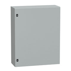 Square D NSYCRN108300 Spacial CRN Plain Door Without Mount Plate, H1000xW800xD300, IP66, IK10, Grey RAL7035  | Blackhawk Supply
