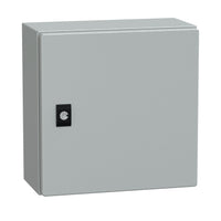 NSYCRN33150 | Spacial CRN Plain Door Without Mount Plate, H300xW300xD150, IP66, IK10, RAL7035 | Square D