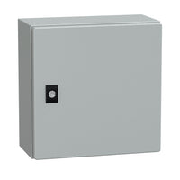 NSYCRN33150 | Spacial CRN Plain Door Without Mount Plate, H300xW300xD150, IP66, IK10, RAL7035 | Square D by Schneider Electric