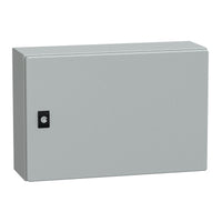 NSYCRN345150 | Spacial CRN Plain Door w/o Mount Plate. H300xW450xD150 IP66 IK10 RAL7035 | Square D