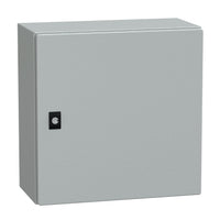 NSYCRN44200 | Spacial CRN plain door w/o mount.plate. H400xW400xD200 IP66 IK10 RAL7035 | Square D