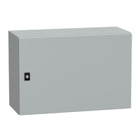 NSYCRN46250 | Spacial CRN Plain Door Without Mount Plate, H400xW600xD250, IP66, IK10, RAL7035 | Square D