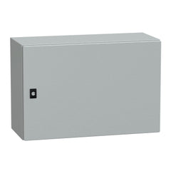 Square D NSYCRN46250 Spacial CRN Plain Door Without Mount Plate, H400xW600xD250, IP66, IK10, RAL7035  | Blackhawk Supply