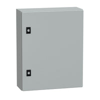 NSYCRN54150 | Spacial CRN Plain Door Enclosure w/o Mounting Plate. H500xW400xD150 IP66 IK10 RAL7035 | Square D