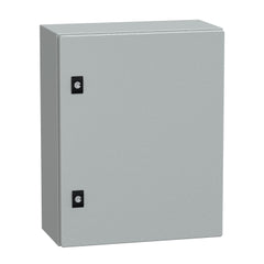 Square D NSYCRN54200 Spacial CRN Plain Door Without Mount Plate, H500xW400xD200, IP66, IK10, Grey RAL7035  | Blackhawk Supply
