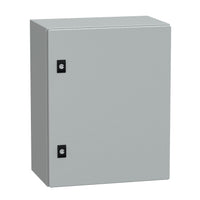 NSYCRN54250 | Spacial CRN Plain Door w/o Mount.Plate. H500xW400xD250 IP66 IK10 RAL7035 | Square D by Schneider Electric