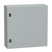 NSYCRN66200 | Spacial CRN Plain Door Enclosure w/o Mounting Plate. H600xW600xD200 IP66 IK10 RAL7035 | Square D