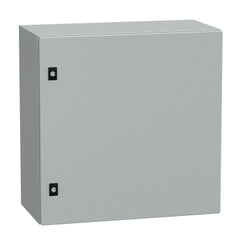 Square D NSYCRN66300P Spacial CRN plain door with mount.plate. H600xW600xD300 IP66 IK10 RAL7035..  | Blackhawk Supply