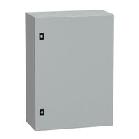 NSYCRN75250P | Spacial CRN plain door with mount.plate. H700xW500xD250 IP66 IK10 RAL7035.. | Square D by Schneider Electric