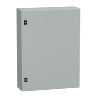 NSYCRN86200 | Spacial CRN Plain Door Enclosure w/o Mounting Plate. H800xW600xD200 IP66 IK10 RAL7035 | Square D by Schneider Electric