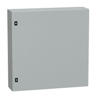NSYCRN88200 | Spacial CRN Plain Door Enclosure w/o Mounting Plate. H800xW800xD200 IP66 IK10 RAL7035 | Square D by Schneider Electric