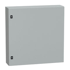 Square D NSYCRN88200P Spacial CRN Plain Door With Mount Plate, H800xW800xD200, IP66, IK10, Grey RAL7035  | Blackhawk Supply
