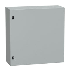 Square D NSYCRN88300 Spacial CRN Plain Door Without Mount Plate, H800xW800xD300, IP66, IK10, Grey RAL7035  | Blackhawk Supply