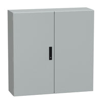 NSYCRNG1010300D | Spacial CRN Plain Door Without Mount Plate, H1000xW1000xD300, IP55, IK10, Grey RAL7035 | Square D by Schneider Electric