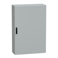 NSYCRNG128300 | Spatial CRNG Plain Door w/o Mount Plate. H1200xW800xD300 IP66 IK10 RAL7035 | Square D by Schneider Electric