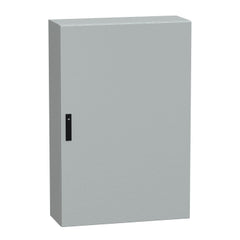 Square D NSYCRNG128300 Spatial CRNG Plain Door w/o Mount Plate. H1200xW800xD300 IP66 IK10 RAL7035  | Blackhawk Supply
