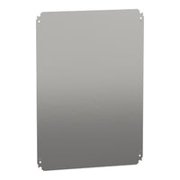 NSYMM75 | Plain mounting plate H700xW500mm made of galvanised sheet steel | Square D by Schneider Electric