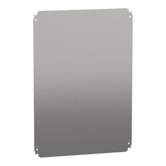 Square D NSYMM75 Plain mounting plate H700xW500mm made of galvanised sheet steel  | Blackhawk Supply
