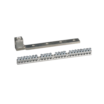 Square D PK23GTAL Load center accessory, QO/Homeline, ground bar kit, 23 terminals, with AWG 1-4/0 lug in aluminum or copper  | Blackhawk Supply
