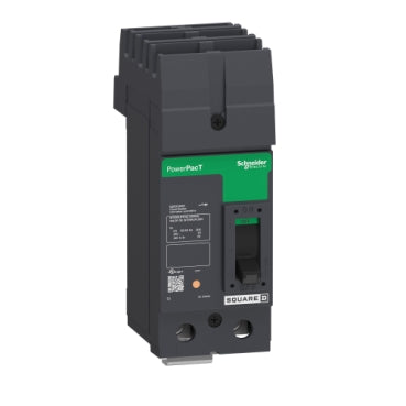 Square D QBA221002 Circuit breaker, PowerPact Q, I-Line, thermal magnetic, 100A, 2 pole, 240VAC, 10kA, phase AC  | Blackhawk Supply