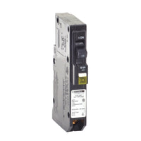 QO115PCAFI | Mini circuit breaker, QO, 15A, 1 pole, 120 VAC, 10 kA, combo arc fault, plug on neutral, plug in mount | Square D by Schneider Electric