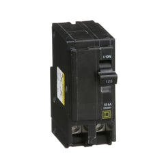 Square D QO2125 Mini circuit breaker, QO, 125A, 2 pole, 120/240VAC, 10kA, plug in mount  | Blackhawk Supply