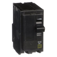 QO2155237 | Mini circuit breaker, QO, 15A, 2 pole, 120/240VAC, 10kA, plug in mount, ring terminals | Square D by Schneider Electric