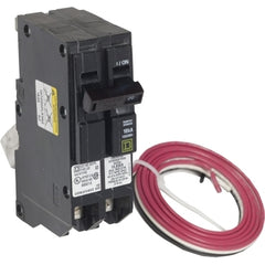 Square D QO220PL5392 Mini circuit breaker, QO, 20A, 2 pole, 120/240VAC, 10kA, Powerlink, plug in mount, 48in leads  | Blackhawk Supply
