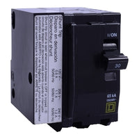 QO2301021 | Mini circuit breaker, QO, 30A, 2 pole, 120/240VAC, 10kA, plug in mount, AC shunt | Square D by Schneider Electric