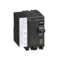 Square D QO2501021 Mini circuit breaker, QO, 50A, 2 pole, 120/240VAC, 10kA, plug in mount, AC shunt  | Blackhawk Supply