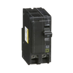 Square D QO260VH Mini circuit breaker, QO, 60A, 2 pole, 120/240VAC, 22kA, plug in mount  | Blackhawk Supply