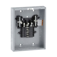 QO312L125G | Load center, QO, 3 phase, 12 spaces, 12 circuits, 125A fixed main lugs, NEMA1, gnd bar, UL | Square D by Schneider Electric
