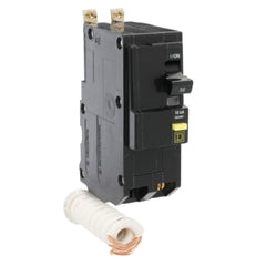 Square D QOB235GFI Mini circuit breaker, QO, 35A, 2 pole, 120/240VAC, 10kA, 6mA grd fault A, pigtail, bolt on mount  | Blackhawk Supply
