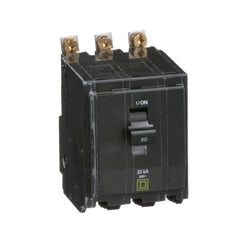 Square D QOB330VH Mini circuit breaker, QO, 30A, 3 pole, 120/240VAC, 22kA, bolt on mount  | Blackhawk Supply