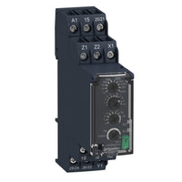 RE22R2MYMR | Zelio Modular Timing Relay, 0.5s - 300h, 24V AC, 4 C/O, 8A, IP50 | Square D by Schneider Electric