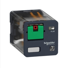 Square D RUMC32F7 Universal plug in relay, Harmony, 10A, 3CO, with LED, lockable test button, 120V AC  | Blackhawk Supply