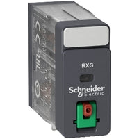 RXG21B7 | Interface plug in relay, Harmony, 5A, 2CO, lockable test button, 24V AC | Square D by Schneider Electric
