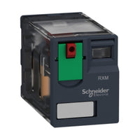 RXM4AB1P7 | Miniature plug in relay, Harmony, 6A, 4CO, lockable test button, 230V AC | Square D by Schneider Electric