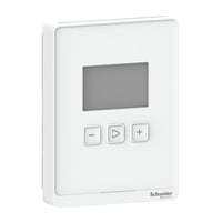 SLAWLCVX | SpaceLogic SLA Series Sensor, Room, CO2, VOC, Temperature, Segmented LCD, Analog Outputs with Optimum White Housing | Schneider Electric