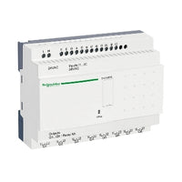 SR2E201B | Compact smart relay, Zelio Logic, 20 I/O, 24 V AC, clock, no display | Square D by Schneider Electric