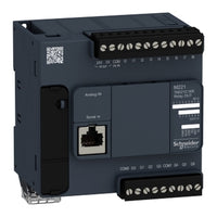 TM221C16R | Modicon M221, Logic controller, 16 inputs/outputs, 7 relay outputs, 100…240 V AC | Square D by Schneider Electric